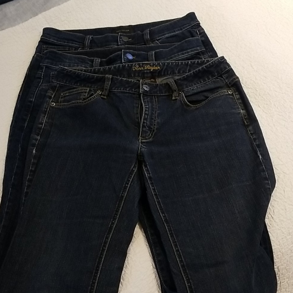 Lot of 3 Ann Taylor jeans (bundle)